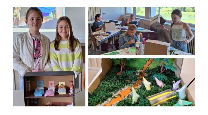 Märchen im Schuhkarton der Klasse 5a