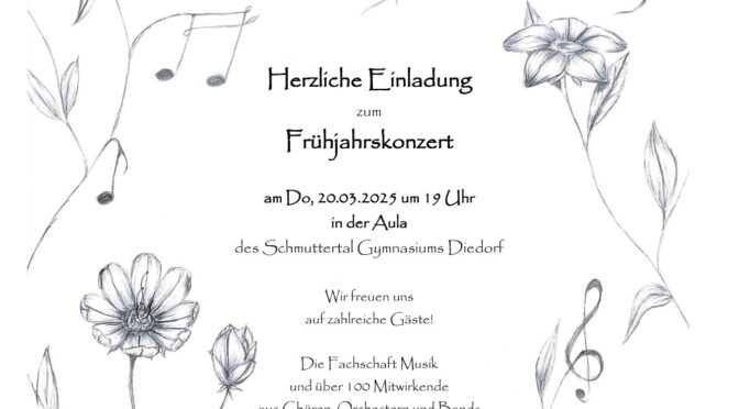 Frühjahrskonzert am 20.03.2025 um 19:00 Uhr