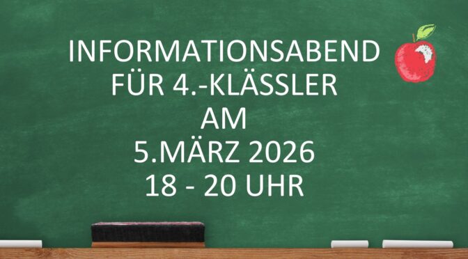 Informationsabend am 5. März