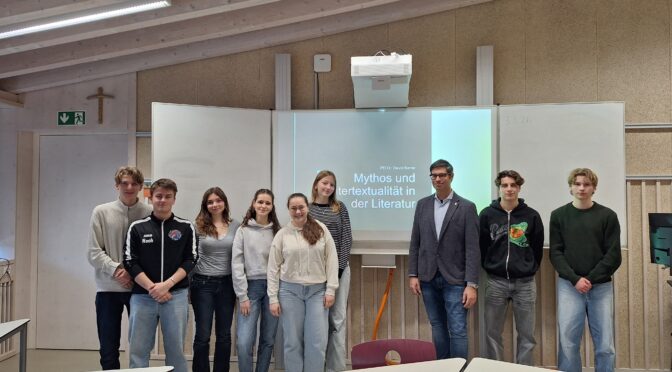Mythos und Intertextualität in der Literatur – ein Gastvortrag im W-Seminar